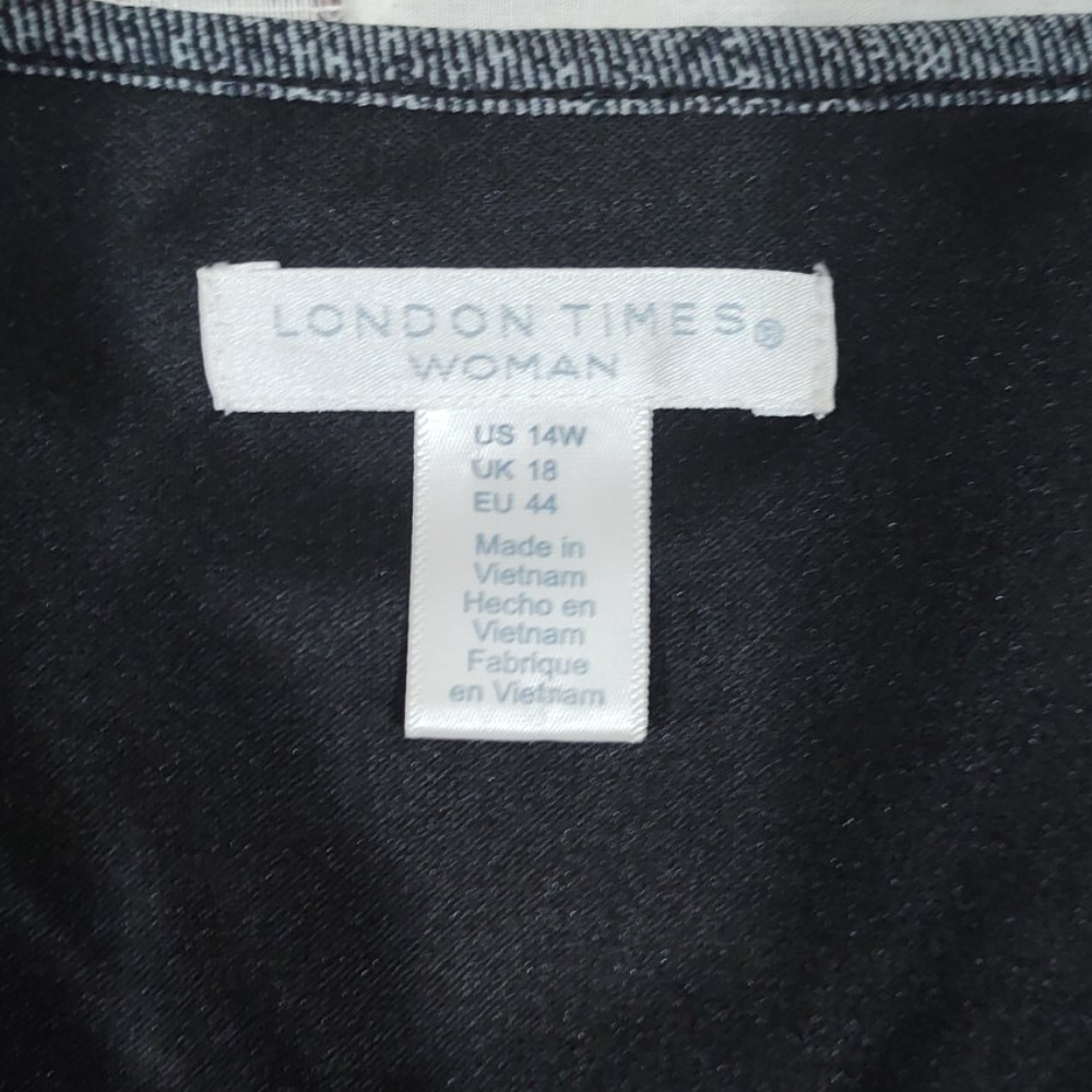 Sz 14W London Times Cold-shoulder Dress - Picture 6 of 8